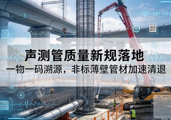 巨野声测管质量新规落地，一物一码溯源，非标薄壁管材加速清退