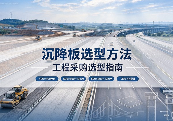 巨野沉降板选择方法